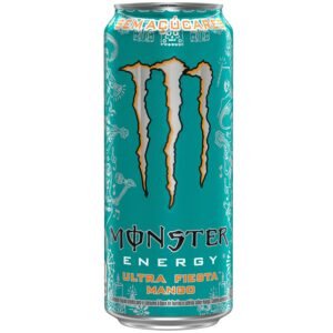 Monster Energy Mango Loco Ultra Fiesta Bebida Energética Zero Açúcar, Lata 473 ml