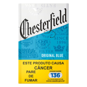 Pacote Cigarro Chesterfield C/10 - Azul